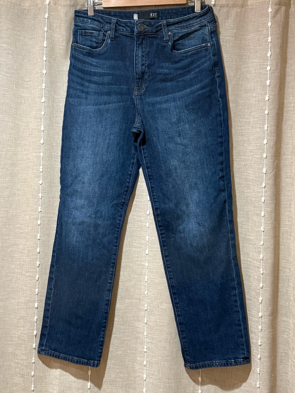 Kut from the Kloth Dark Blue Straight Leg Jeans